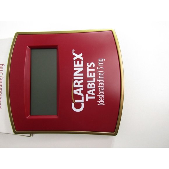 Pharmaceutical Drug Rep Clarinex Digital Wall Clock New - Picture 6 of 10